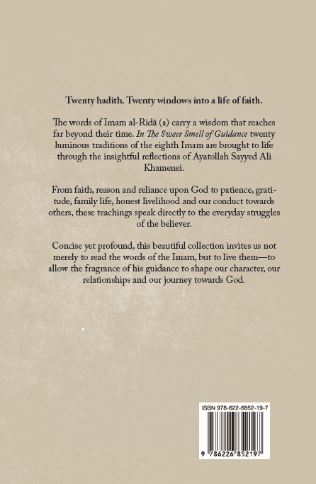Sweet Scent of Guidance (back cover)